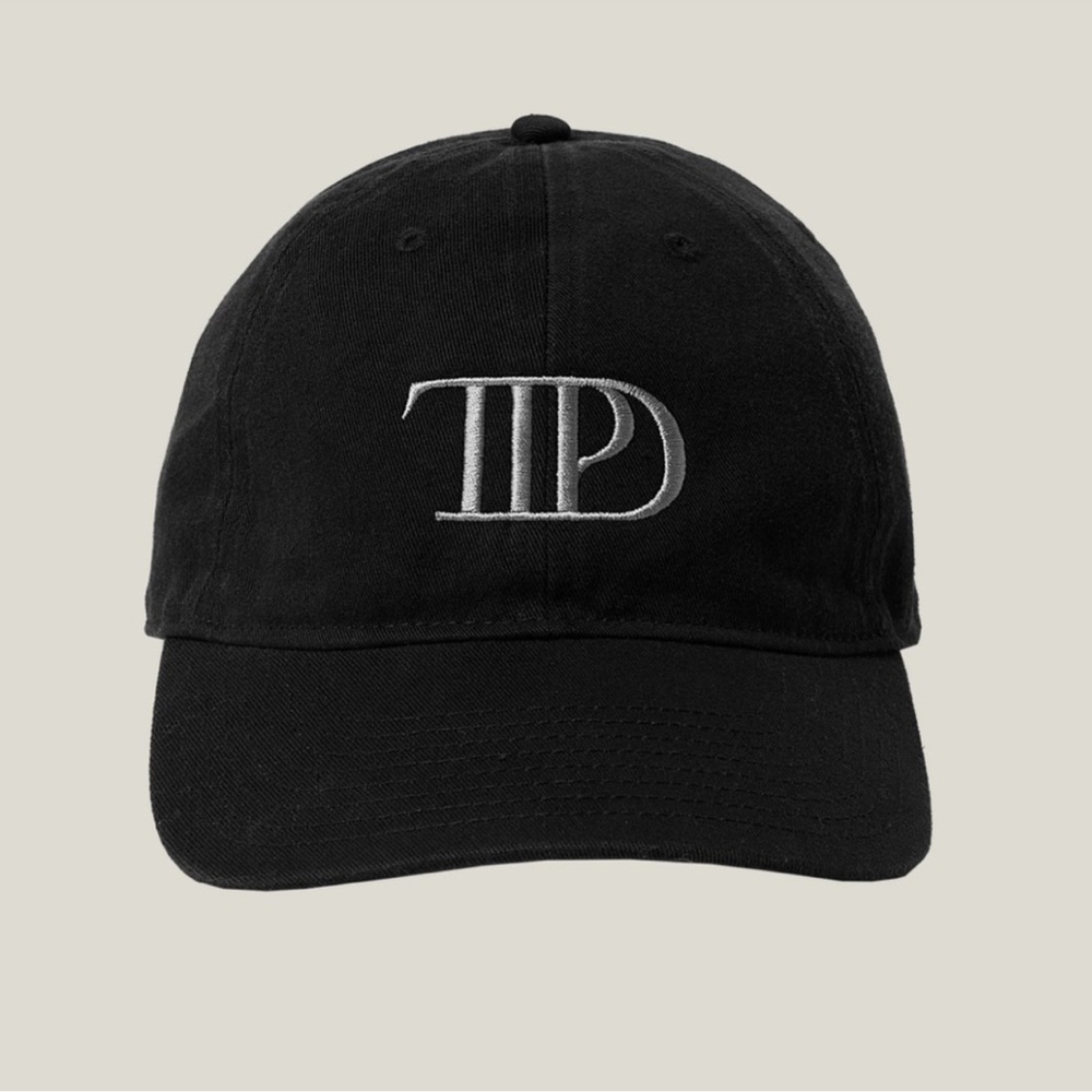 Taylor Swift The Tortured Poets Department TTPD Black Hat Baseball Cap